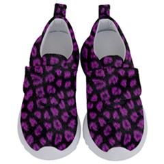 Pink Leopard Kids  Velcro No Lace Shoes by Cinderella