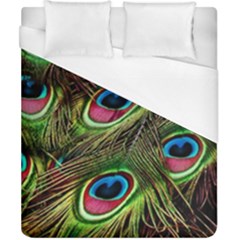 Peacock Feathers Color Plumage Duvet Cover (california King Size) by Celenk