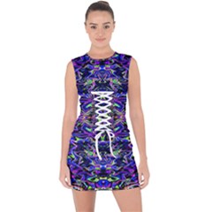 Ab 76 Lace Up Front Bodycon Dress