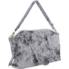 Degrade Blanc/gris Canvas Crossbody Bag