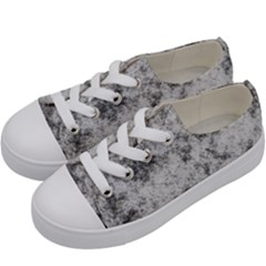 Degrade Blanc/gris Kids  Low Top Canvas Sneakers by kcreatif