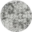 Degrade Blanc/Gris Wooden Puzzle Round View1