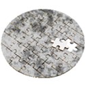 Degrade Blanc/Gris Wooden Puzzle Round View2