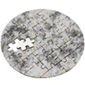 Degrade Blanc/Gris Wooden Puzzle Round View3