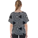 FORMES GEOMETRIQUES ETOILES/CARRES V-Neck Dolman Drape Top View2