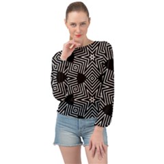 Formes Geometriques Etoiles/carres Banded Bottom Chiffon Top by kcreatif