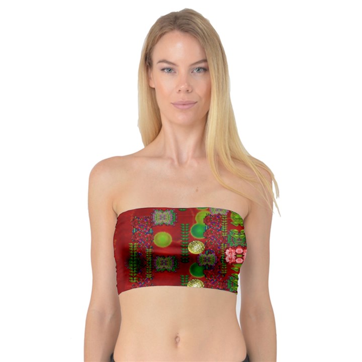 In Time For The Season Of Christmas An Jule Bandeau Top