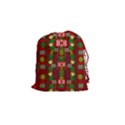 In Time For The Season Of Christmas An Jule Drawstring Pouch (Small) View1