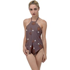 Turkey Leg Pattern - Thanksgiving Go With The Flow One Piece Swimsuit