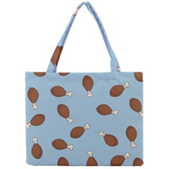 Turkey Leg Pattern - Thanksgiving Mini Tote Bag