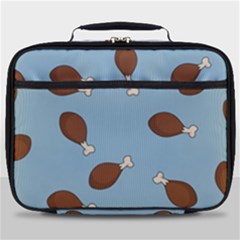 Turkey Leg Pattern - Thanksgiving Full Print Lunch Bag