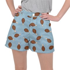 Turkey Leg Pattern - Thanksgiving Ripstop Shorts