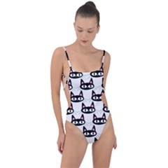 4238 Tie Strap One Piece Swimsuit