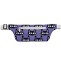 Cute Black Cat Pattern Active Waist Bag View1