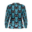 Cute Black Cat Pattern Women s Sweatshirt View2