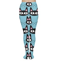 Cute Black Cat Pattern Tights