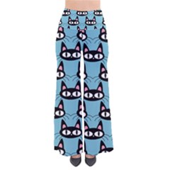 Cute Black Cat Pattern So Vintage Palazzo Pants by Valentinaart