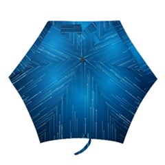 Abstract Rain Space Mini Folding Umbrellas