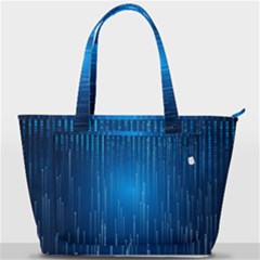 Abstract Rain Space Back Pocket Shoulder Bag 