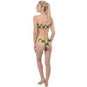 Cute Black Cat Pattern Classic Bandeau Bikini Set View2