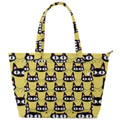 Cute Black Cat Pattern Back Pocket Shoulder Bag 