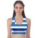 Greece Flag Greek Flag Sports Bra View1