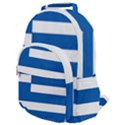 Greece Flag Greek Flag Rounded Multi Pocket Backpack View1