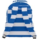 Greece Flag Greek Flag Rounded Multi Pocket Backpack View3