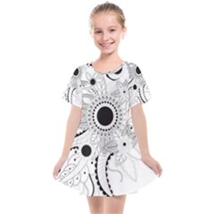 Floral Design Kids  Smock Dress by FantasyWorld7