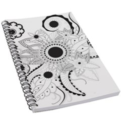 Floral Design 5 5  X 8 5  Notebook by FantasyWorld7