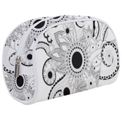 Floral Design Makeup Case (medium)