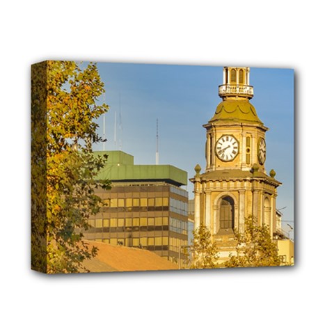 San Francisco De Alameda Church, Santiago De Chile Deluxe Canvas 14  X 11  (stretched) by dflcprintsclothing