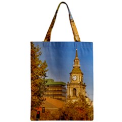 San Francisco De Alameda Church, Santiago De Chile Zipper Classic Tote Bag by dflcprintsclothing