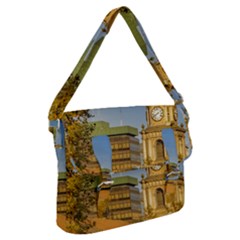 San Francisco De Alameda Church, Santiago De Chile Buckle Messenger Bag by dflcprintsclothing