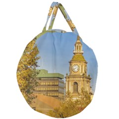 San Francisco De Alameda Church, Santiago De Chile Giant Round Zipper Tote