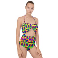 Ab 77 Scallop Top Cut Out Swimsuit by ArtworkByPatrick