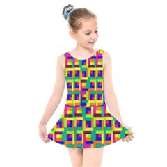 Ab 77 Kids  Skater Dress Swimsuit by ArtworkByPatrick