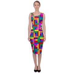 Ab 77 1 Sleeveless Pencil Dress by ArtworkByPatrick