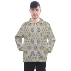 A Gift With Flowers And Bubble Wrap Men s Half Zip Pullover by pepitasart