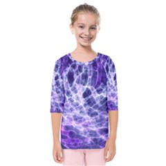 Abstract Space Kids  Quarter Sleeve Raglan Tee