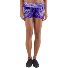 Abstract Space Yoga Shorts