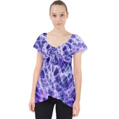 Abstract Space Lace Front Dolly Top