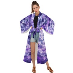 Abstract Space Maxi Kimono