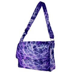 Abstract Space Full Print Messenger Bag (l)