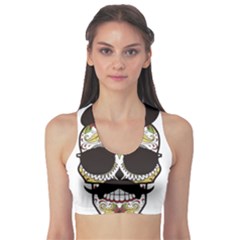 Mustache Man Sports Bra by merchvalley