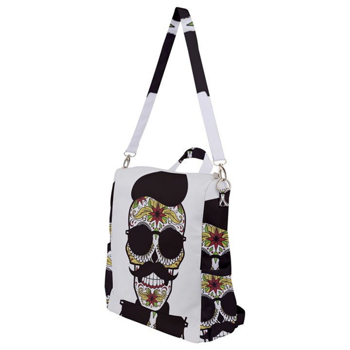 Mustache Man Crossbody Backpack