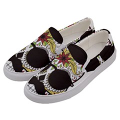 Mustache Man Men s Canvas Slip Ons by merchvalley