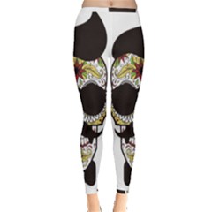 Mustache Man Inside Out Leggings by merchvalley