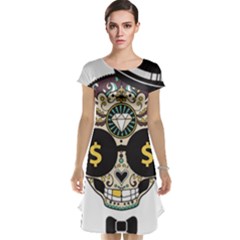 Big Money Head Cap Sleeve Nightdress by merchvalley