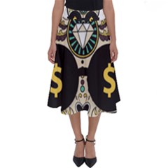 Big Money Head Perfect Length Midi Skirt by merchvalley